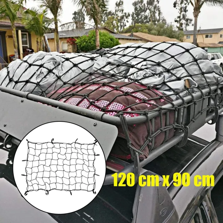 90x120cm Roof Rack Cargo Net 339; X 439; Stretches To 639; X 839; For