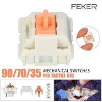 Feker 35/70/90ชิ้นคีย์บอร์ดเชิงกลเหมือนแพนด้าศักดิ์สิทธิ์สัมผัสได้67G 3 Pin เครื่องประดับ Diy เปลี่ยนคีย์บอร์ดแบบกลไก