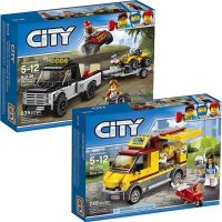 [LEGO] Lego city intelligence gourmet pizza delivery car children all-terrain vehicles racing team assembled building blocks toys gifts