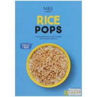 Marks &amp; Spencer Rice Pops มาร์ค แอนด์ สเปนเซอร ซีเรียลข้าวป๊อป (นำเข้าจากอังกฤษ) 375g.