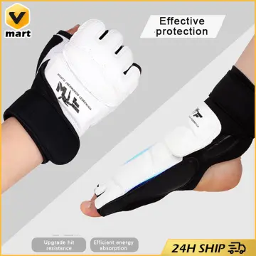 High Quality WTF Taekwondo Karate Judo Equipment ITF Ankle Protector Guard  Martial Arts Boxing Foot Socks Equipment Adult Kids