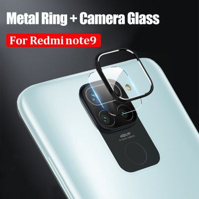 For Redmi Note 9 9s Pro Max Metal Camera Lens Protector Ring Anti-scratch Anti-fingerprint Back Camera Glass Protective Film