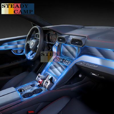 For Lamborghini Urus 2018-2021 Car Interior Center Console Transparent TPU Protective Film Anti-Scratch Repair Film Accessories