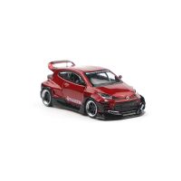 ของเล่นของเล่นโมเดลแบบจำลองรถจากโลหะอัลลอยด์สำหรับเด็ก Toyota Yaris Gr แบบหล่อตาย1:64สเกล