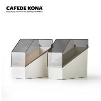 CAFEDEKONA Coffee Paper Filter Holder Storage Box Capacity 100 Pieces Conical Paper Filters Acryl Stand 1-4 Cups