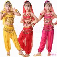 [COD] Childrens belly dance costumes Xinjiang performance girls childrens practice suit new