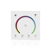 ☃ 1 Piece 86 Sty Touch Panel Switch DC12V 24V Controller Light Dimmer Single Color/CT/RGB/RGBW LED Strip Wall Switch (MB07)