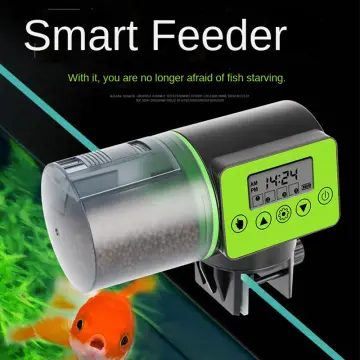 Electric pond shop fish feeder