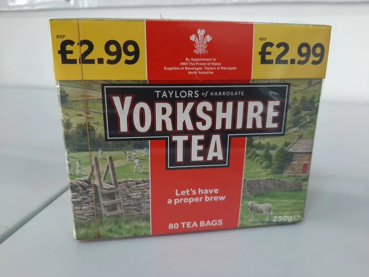Yorkshire tea bags 80per box Lazada.co.th