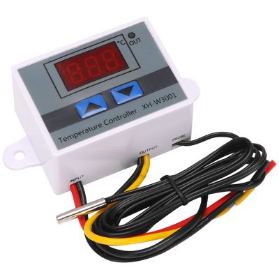 220V Digital LED Temperature Controller 10A Thermostat Control with Switch Digital Display Incubation Controller