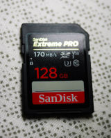 SanDisk Extreme Pro 128GB SDXC UHS-I SD Card 170mb/s (SDSDXXY_128G_GN4IN) SANDISK เมมโมรีี่การ์ด (128GB) รุ่น การ์ดหน่วยความจำประสิทธิภาพสูง มอบความเร็วในการถ่ายภาพสูงถึง