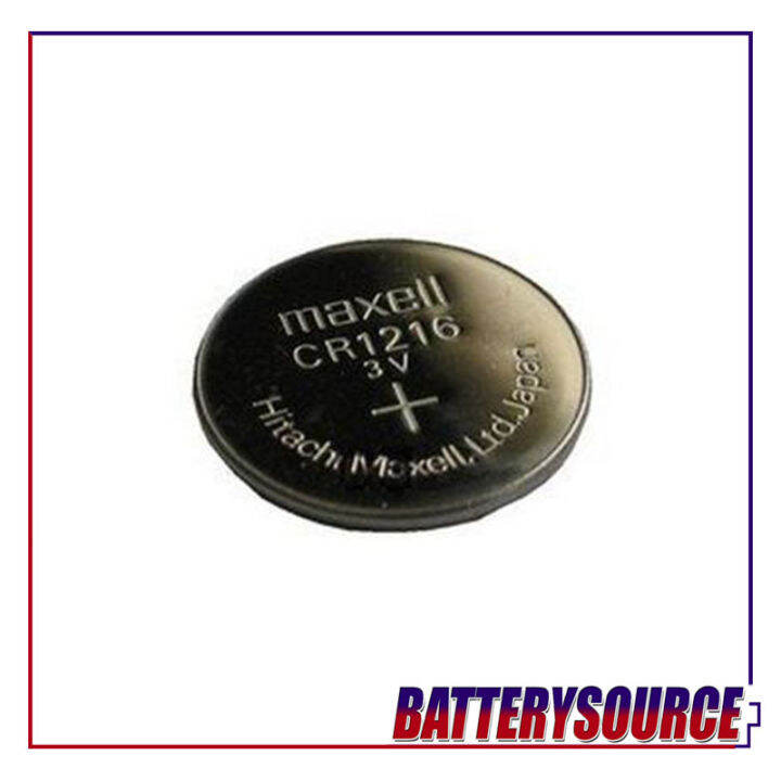 Watch Battery CR1216 (5 Pieces/1 Card) 3V Lithium Button Cell ECR1216 ...