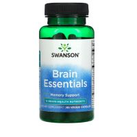 Swanson Brain Essentials 60 Veggiee Capsules