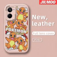 เคส JIUMOO สำหรับ Realme 10 Pro 5G Realme 10 Pro Plus เคสโทรศัพท์แฟชั่นหนังกันกระแทกเคสดีไซน์ใหม่ซิลิโคนนิ่มฝาครอบเลนส์แบบเต็มรูปแบบเคสป้องกันกล้อง