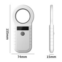 134.2KHz RFID Animal Chip Reader 15 Digits Pet ID Scanner EMID -B Tag Registration for Cow Fish Dog