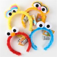 ◄✔ Kawaii Sesame Street Birthday Elmo Big Bird Cookie STUFFED DOLL TOY Headband hair band for child gift Halloween party supplies