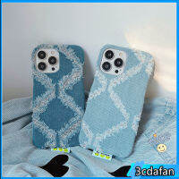 เคสโทรศัพท์ป้องกันกล้องแฟชั่นผ้ายีนส์ Lingge สำหรับ IPhone 14 13 12 11 Pro Max ทำให้โทรศัพท์ของคุณมีเอกลักษณ์ฝาครอบหลังกันกระแทกสุดหรู