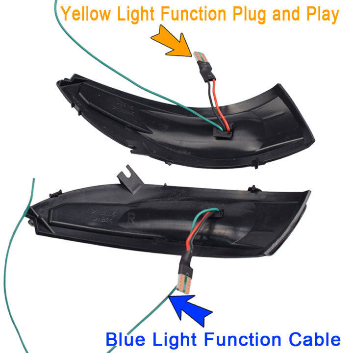 แบบไดนามิกไฟกระพริบสำหรับเรโนลต์-kaptur-c-aptur-j5-h5คลีโอ-iv-mk4-4-lutecia-grandtour-led-เลี้ยว2013-2014-2015-2016แสง