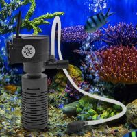 3W 3 in 1 Mini Fish Tank Filter Aquarium Oxygen Submersible Water Purifier Filters Accessories