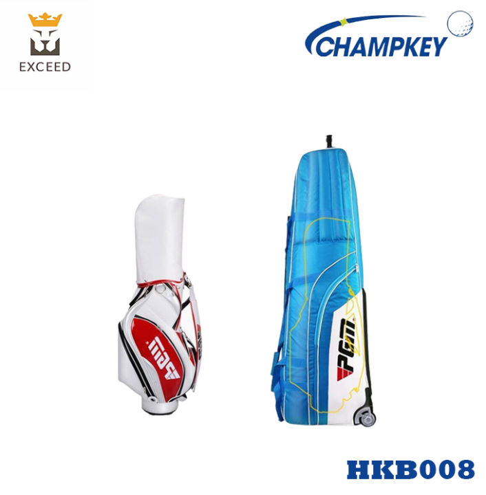 champkey-exceed-กระเป๋าใส่ถุงกอล์ฟขึ้นเครื่องบิน-hkb008-pgm-แบบมีล้อลาก