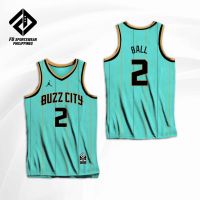 BUZZ CITY CHARLOTTLE HORNETS LAMELO BALL 2021 CITY EDITION FULL SUBLIMATED JERSEY