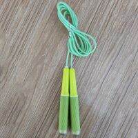 Simple Kids Skipping Rope Soft Beaded Eco-friendly Jumping Rope Portable Anti-winding Segmented Skipping Rope