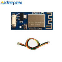 โมดูลส่งสัญญาณแบบโปร่งใสสำหรับสมาร์ทโฮมโมดูลไร้สายไร้สาย ESP8285 Aideepen ESP8285พอร์ตอนุกรมโมดูล WiFi