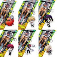 Chainsaw Man Peripheral Demon Pochita Denji Power Cartoon Double-sided Acrylic Keychain Transparent Pendant Gift|เลื่อยลูกโซ่คนอุปกรณ์ต่อพ่วงปีศาจ Pochita Denji พลังงานการ์ตูนสองด้านอะคริลิคพวงกุญแจโปร่งใสจี้ของขวัญ