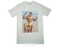 เสื้อยืดสีขาว Arnold Schwarzenegger Retro Olympia