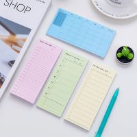 4pcs/set New Desk Weekly Daily Planner Cartoon Sticky Notes Stickers Paper Stationery To Do List Office Supplies Notebook