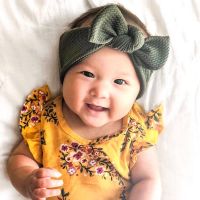 My Baby Baby Girls Big Bow Design Headband Headwear