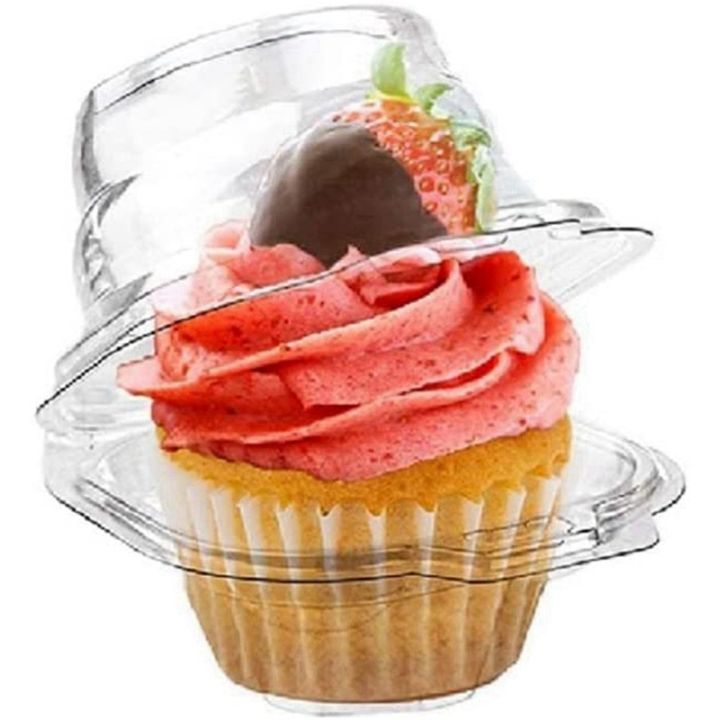 50-pack-individual-cupcake-containers-stackable-single-compartment-disposable-carrier-holder-box-with-airtight-dome-lid
