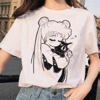 การ์ตูนตลก T เสื้อสบายๆ Harajuku 90S เสื้อยืดความงามผู้หญิงน่ารักหญิงเสื้อยืด Kawaii Graphic Tees