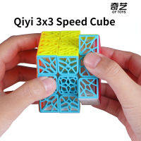 ของเล่นจาก Qiyi 3x เกี่ยวกับการเรียนรู้การศึกษาปริศนาลูกบาศก์มายากลสำหรับเด็ก3ลูกบาศก์ความเร็วดีไซน์สุดสร้างสรรค์หลากสีโปร่ง