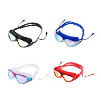 Adjustable Adult Swim Race Swimming Goggles Glasses Anti Fog   with Ear  Protective Case Goggles