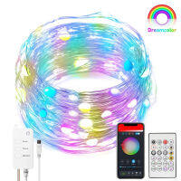 Smart LED String Light Tuya Alexa Wifi RGB Chrismas Fairy Lights Christmas Decor Waterproof Outdoor Light App Remote Control