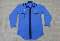เสื้อเชิตช่าง เสื้อทำงาน เสื้อยูนิฟอร์ม​ uniform​ work​ ​shirt มือ 1 ของญี่ปุ่น ไซส์ L