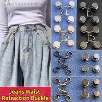 Jeans Waist Retraction Buckles Jeans Resize Form Handy Convenient Tools Adjustable Brass Buckles Weight Loss Period Gadget