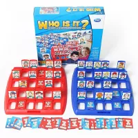 ของเล่น เกมนักสืบ Who is it? หาว่าใครกันที่คุณกำลังตามหา โดยที่แบ่งเป็น 2 ทีม ทีมสีแดง และ ทีมสีฟ้าฟ้า​งชัวร์