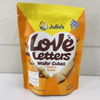 !!สินค้าแนะนำ!! (3 รสชาติ) Julies Love Letter Wafer Cubes จูลี่ส์ เลิฟ เลตเตอร์ เวเฟอร์ คิวบ์ (เวเฟอร์สอดไส้ครีม) 60 กรัม  RT1.13755?ไม่มีได้ไม่แน้ว?