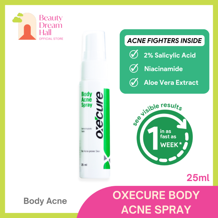 Oxecure Body Acne Spray 25ml Lazada Ph 6048