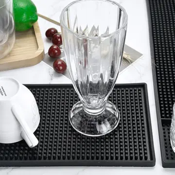 Rubber Service Bar Mat Heavy Duty Home Bar And Rubber Drip Mats Cocktail  Bartender Tea Cup Mug Set Waterproof Kitchen Placemat