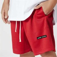 ﹉ Men Gym Fitness Shorts Bodybuilding Joggers Summer Fashion Mesh Quick-dry Sexy Short Pants Male Casual Brand Beach Sweatpants