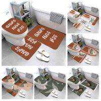 【CC】◈  Anti-slip plant Rug Shower Absorbent Foot Entrance Bathtub toilet rug boho leaf