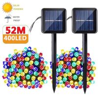 1Pack Solar String Light Fairy Garden Waterproof Outdoor Lamp 6V Garland For Christmas Xmas Holiday Party Home Decoration