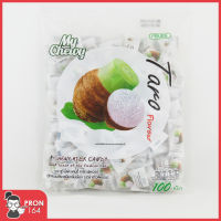 **มาย ชูวี่ มิ้ลค์ แคนดี้กลิ่นเผือก(ลูกอมนมเคี้ยวหนึบ)*My Chewy Milk Candy Taro Flavour*360กรัม/g*จำนวน 100เม็ด**