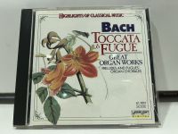 1   CD  MUSIC  ซีดีเพลง  JOHANN SEBASTIAN BACH ORGAN WORKS    (B7K16)