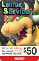 eShop US 50$ Digital Code สำหรับ US Account (จัดส่งรหัสทางแชททันที)[Lunar Service]