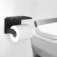 1Set Black Toilet Paper Holder Bathroom Toilet Paper Holder Toilet Paper Holder Black