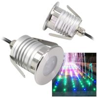 ☬✷卐 【Ready Stock】3W LED Underwater Lamp Swimming Pool Light IP68 Waterproof Light DC12V-24V Pond Fountain Spotlight